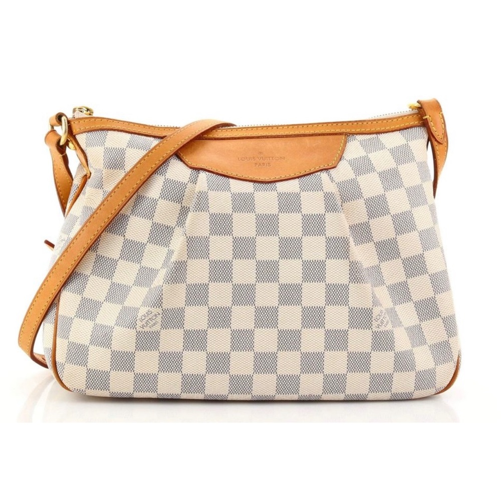 Louis Vuitton Siracusa PM Crossbody Handbag Purse Authentic Purse!